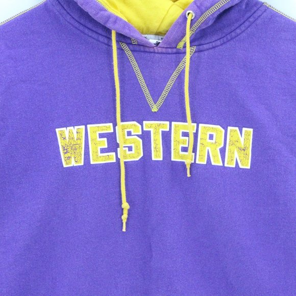 Vintage Sportco Authentic Hoodie Women's Purple Pullover Western Embroidered M - Picture 4 of 8